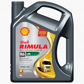 Shell 蜆殼 RIMULA 金牌 R6 LM 10W-40 機油, 4L（香港行貨）